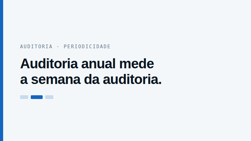 Por que fazer auditoria de TI periodicamente